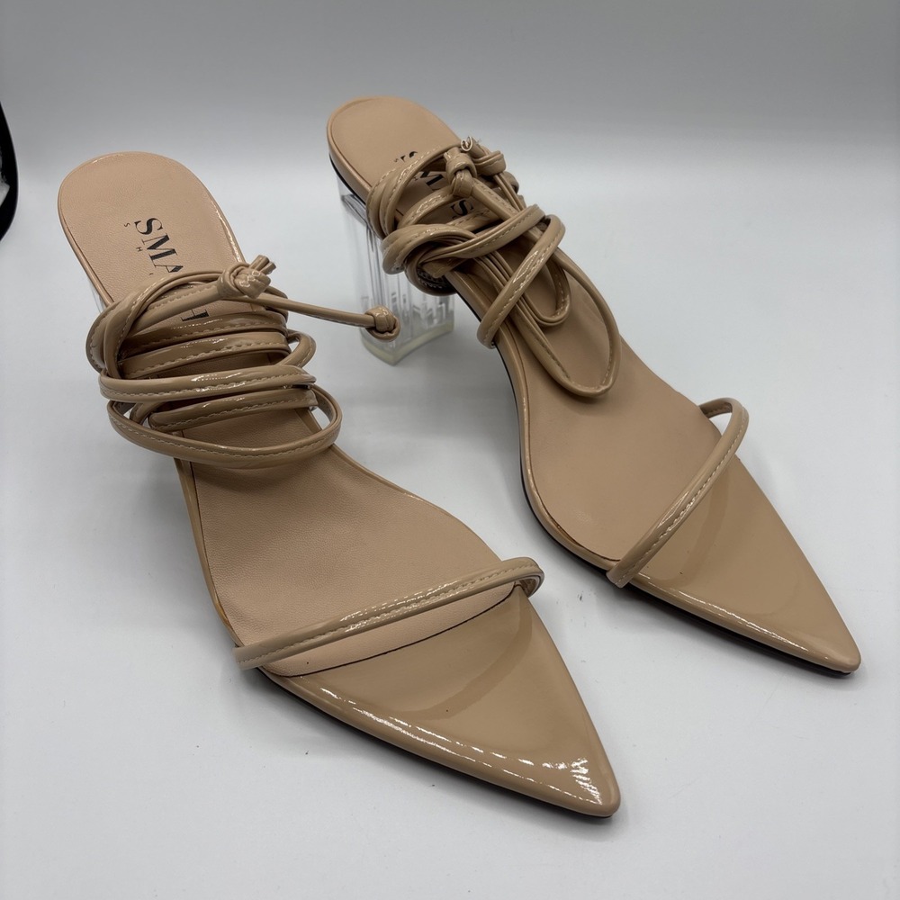 SMASH Shoes Women's Tabby Wraparound Strappy‎ Dress Heels Size 10
